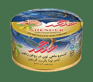 تن ماهی زیتون شنگر 180 گرمی