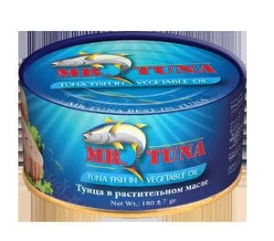 کنسرو ماهی تون در روغن مسترتون -180 گرم