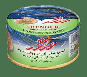 کنسرو ماهی تون (تن) و شوید شنگر به مقدار 180 گرم